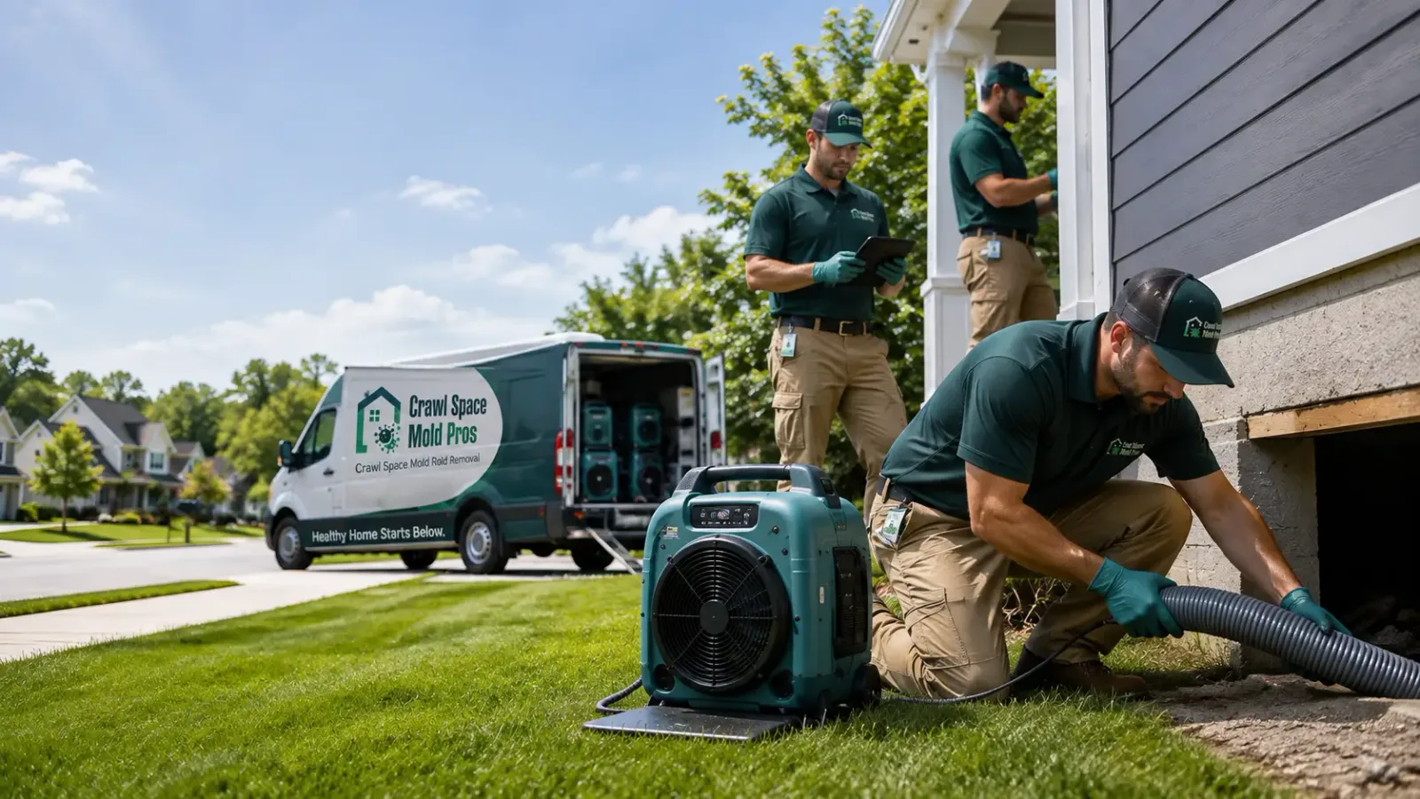 Crawl Space Mold Removal in Emmaus, PA